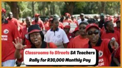 This August: Why Are Thousands of Teachers Protesting for R30,000 Salaries?