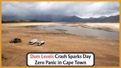 Cape Town on Edge: Dam Water Plummets to 34.5% in August, Day Zero Restrictions Loom