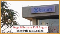 Eskom Unveils August 2025 Stage 6 Load Shedding: Brace for 10-Hour Daily Power Cuts
