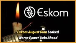 Eskom’s Stage 6 Load Shedding Plan Leaked – August Power Outages May Hit Harder Than Ever
