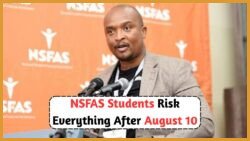 NSFAS Urges Students: Meet the New Deadline to Secure Your 2025 Funding