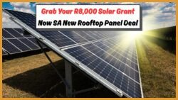 New SA Solar Grant Launched for August – Get R8,000 Rebate for Rooftop Panels Before It’s Too Late