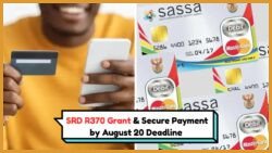 Urgent: How to Apply for the R370 SRD Grant Before the August 20 Deadline with SASSA