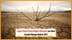 Cape Town’s Water Crisis Escalates – Dam Levels Fall Below 35%, Day Zero Alert Activated for August