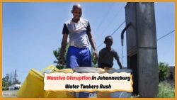 August 2025: Johannesburg's Water Crisis Unfolds – Families Endure Lengthy Queues Amid Pipe Network Collapse